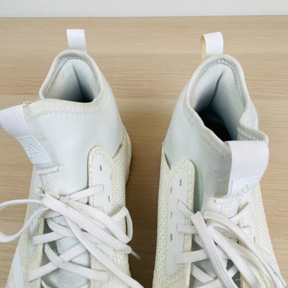 Adidas Crazyflight x3 Mid Volleyball White Ivory Shoe, Size Women 13 / Men 12 - Picture 13 of 16